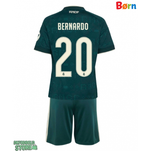 Real Madrid Bernardo Silva #20 Replika Babytøj Udebanesæt Børn 2026-27 Kortærmet (+ Korte bukser)